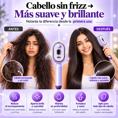 Vapora Cepillo a vapor anti frizz