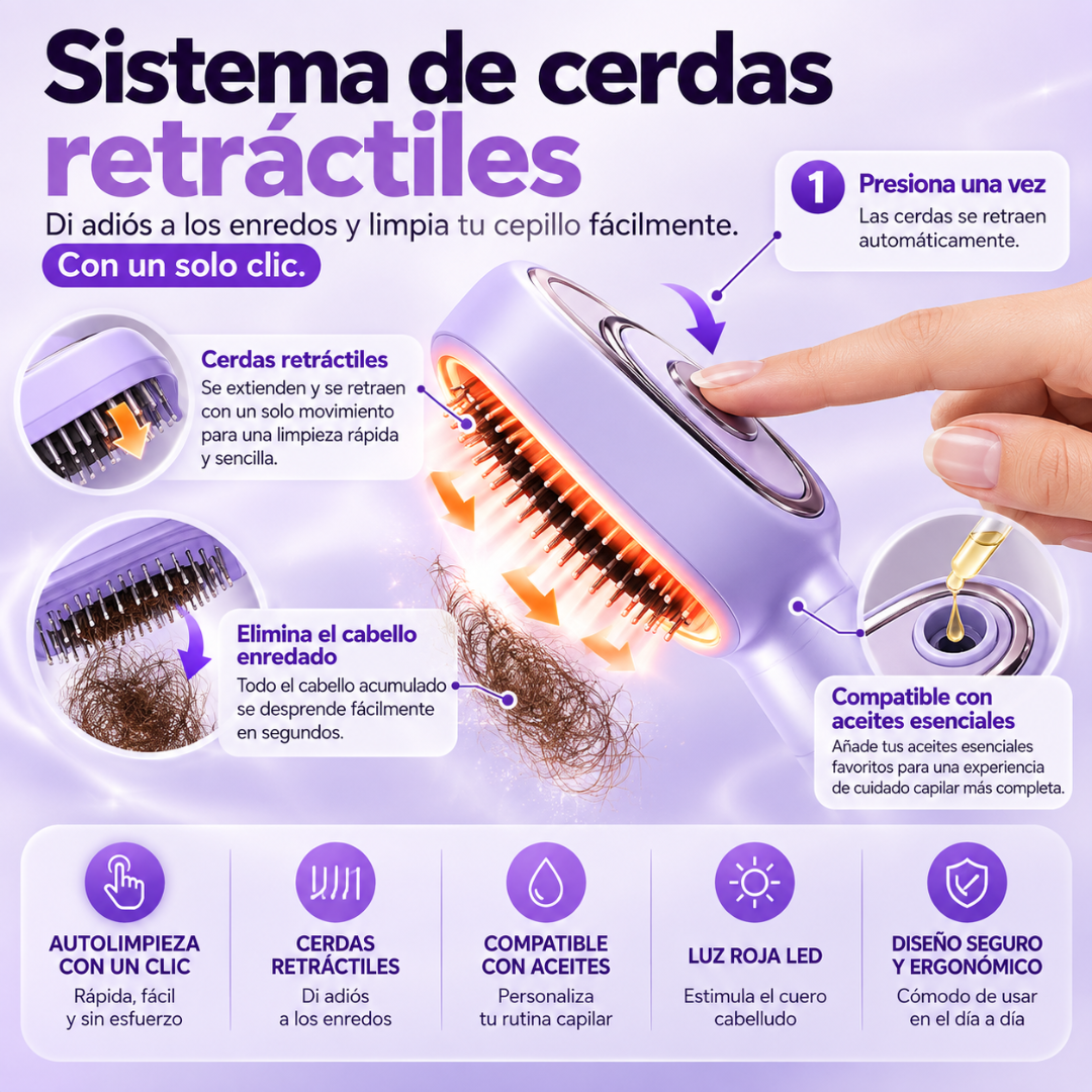 Vapora Cepillo a vapor anti frizz